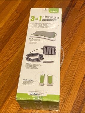 dreamGEAR 3-in-1 Fitness Kit for Wii Fit – White & Green